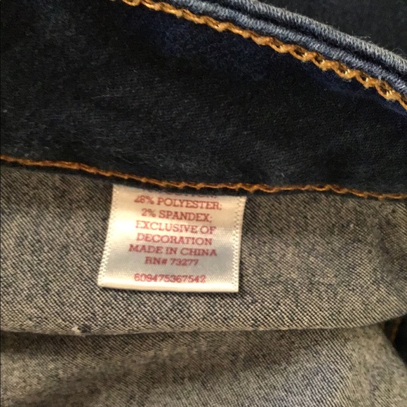 SO Jegging blue size 15 zipper stretch pockets ❤️ good fit - Picture 4 of 5